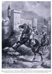 Die Belagerung von Chaluz (Richard I. tödlich verwundet), 1920er Jahre